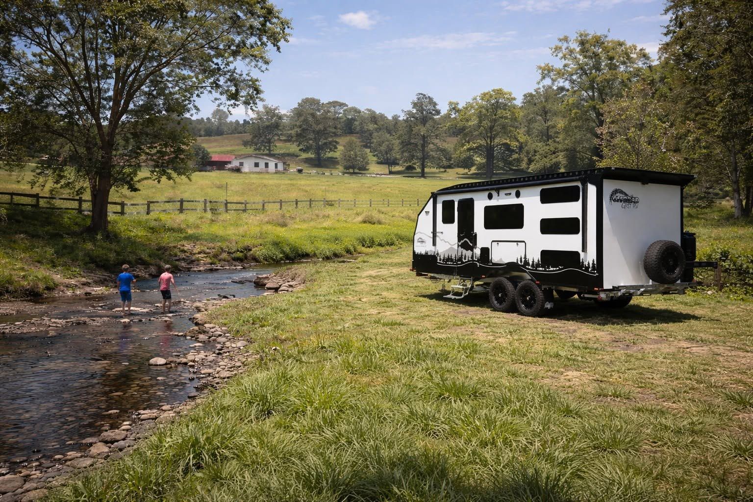 A creek, a paddock and nobody else