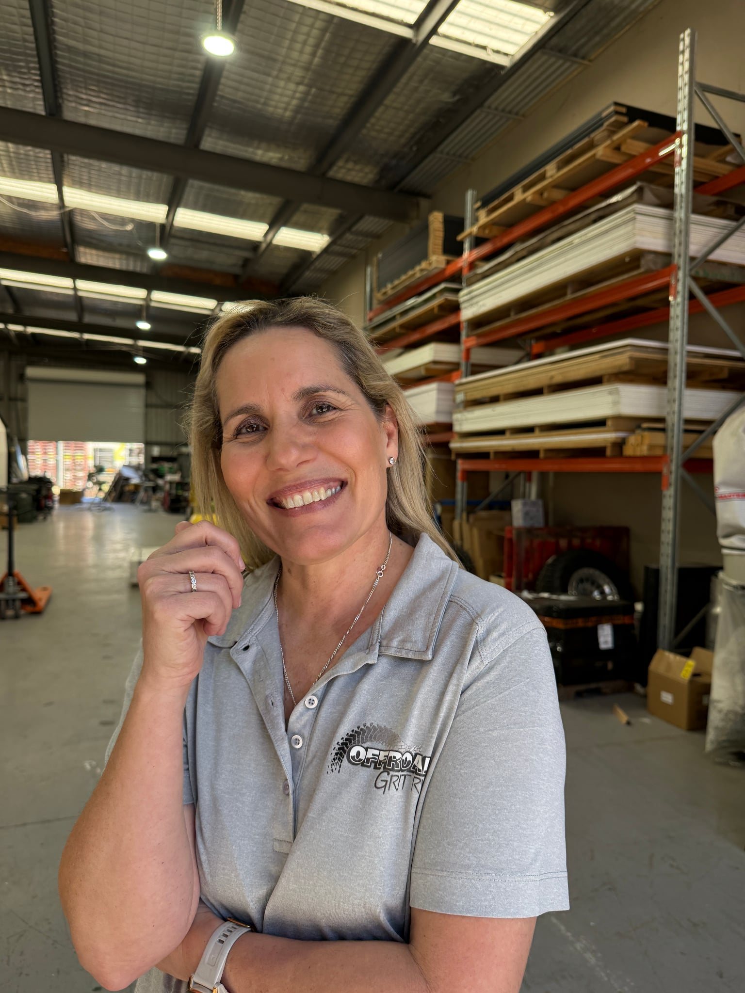 Rachel in the Caboolture factory