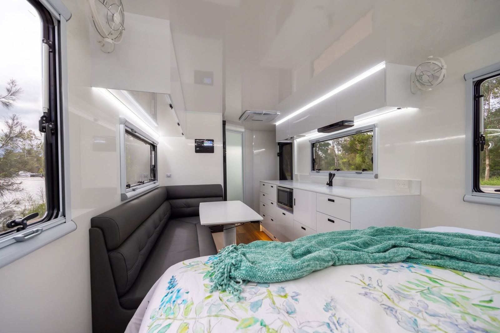 From the bed to the lounge