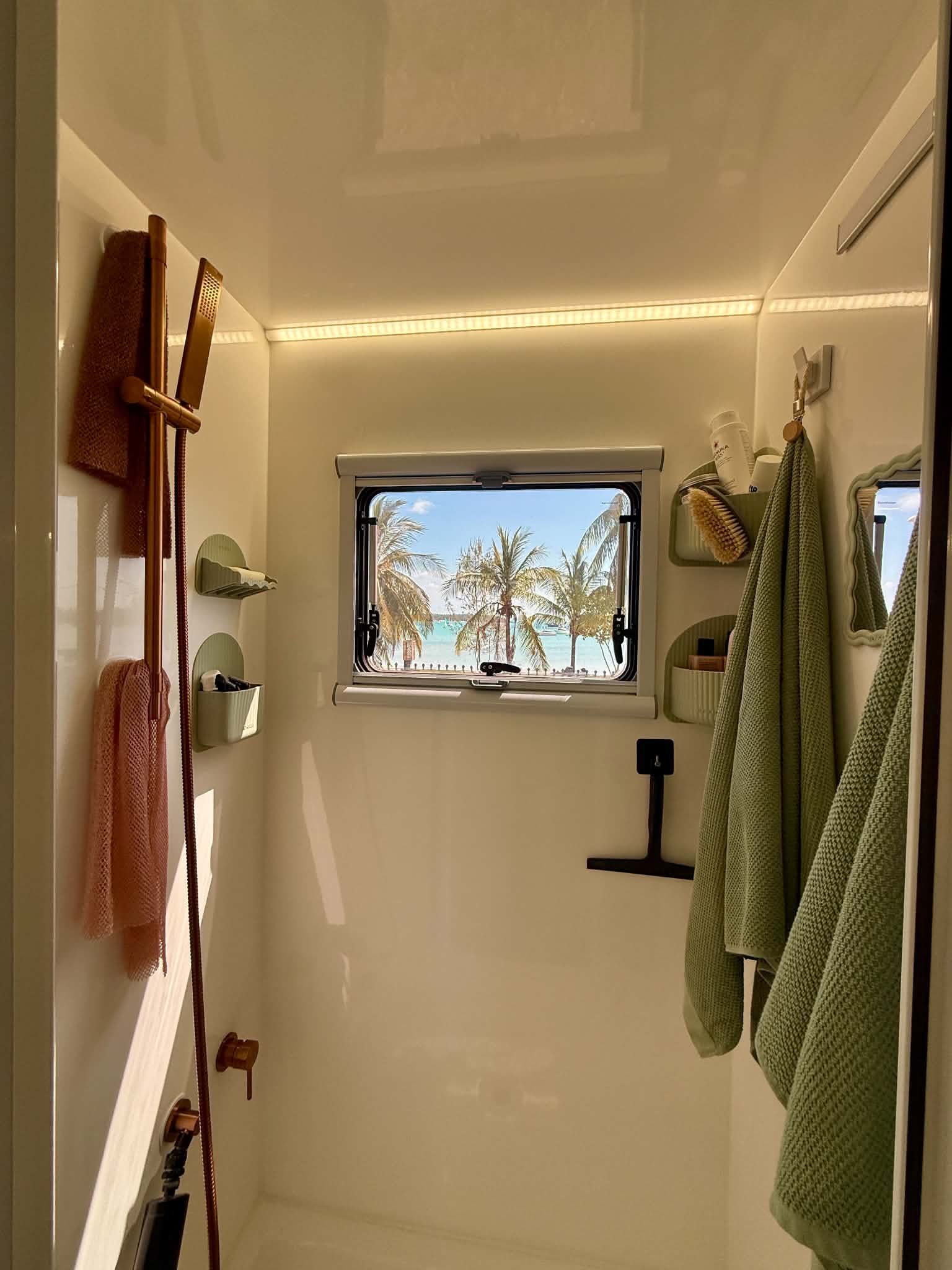 Shower with a view