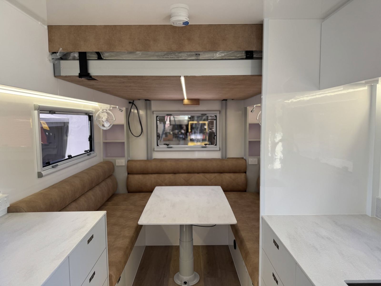 Rear lounge looking forward