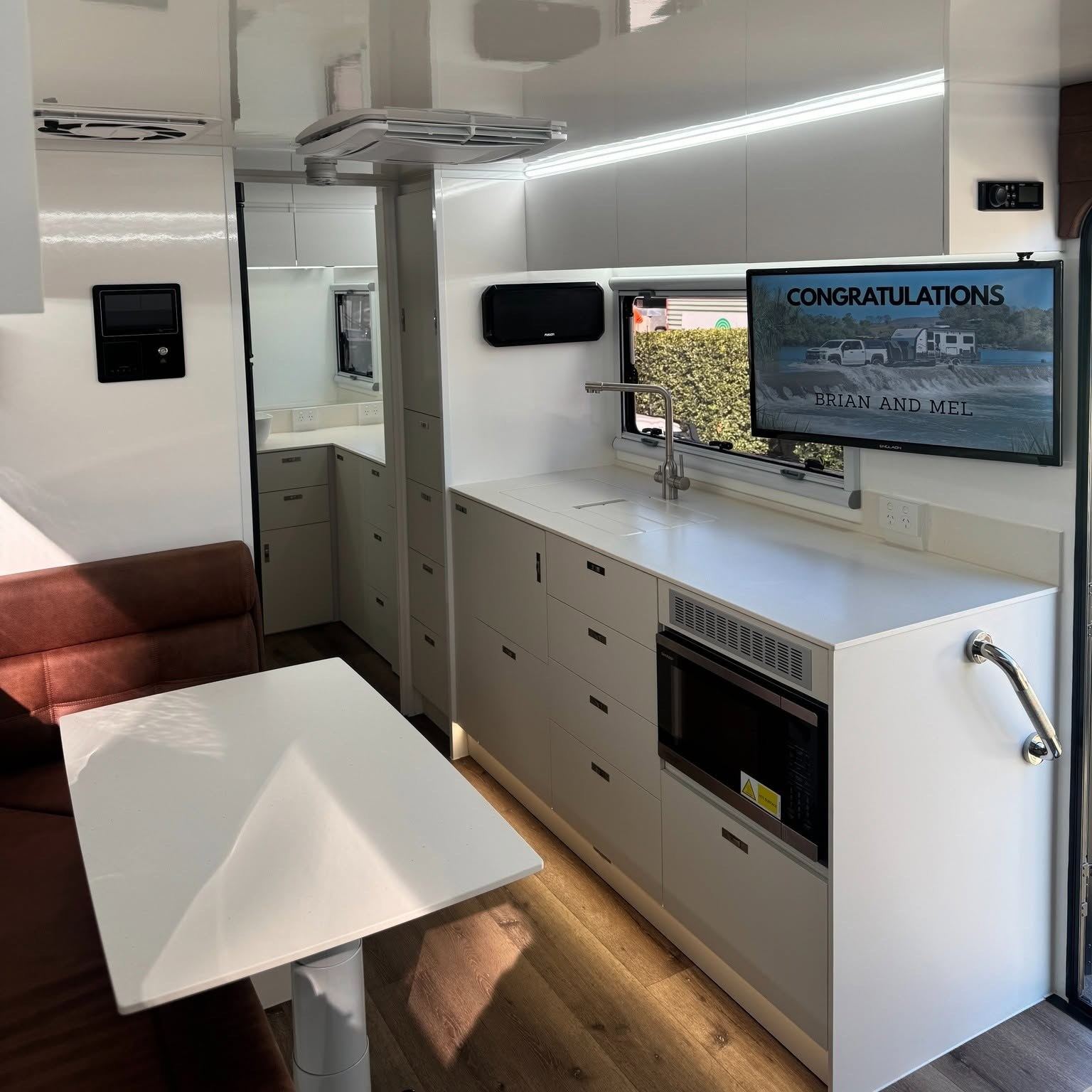 Kitchen and dinette at handover