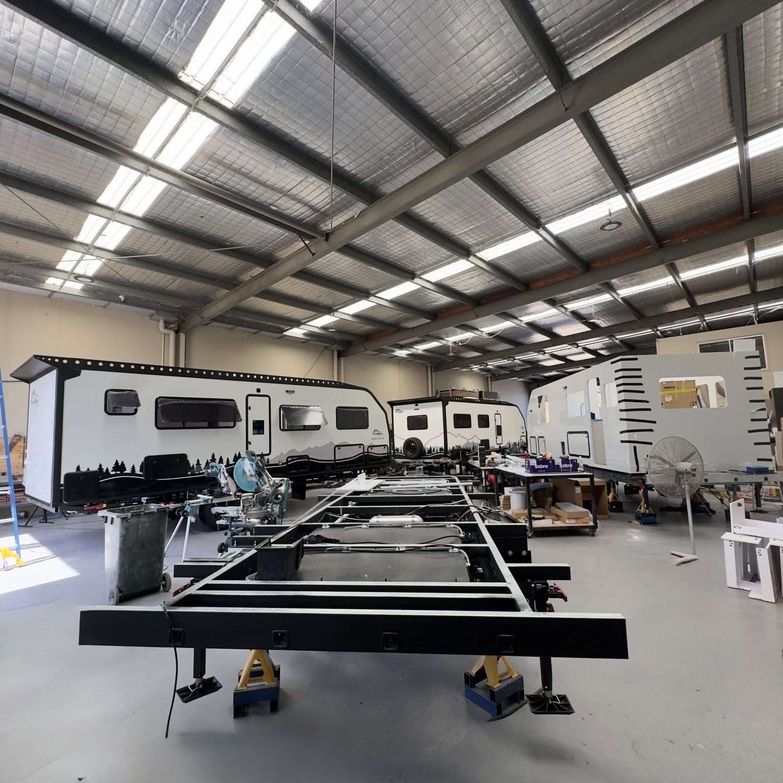Builds at every stage on the factory floor