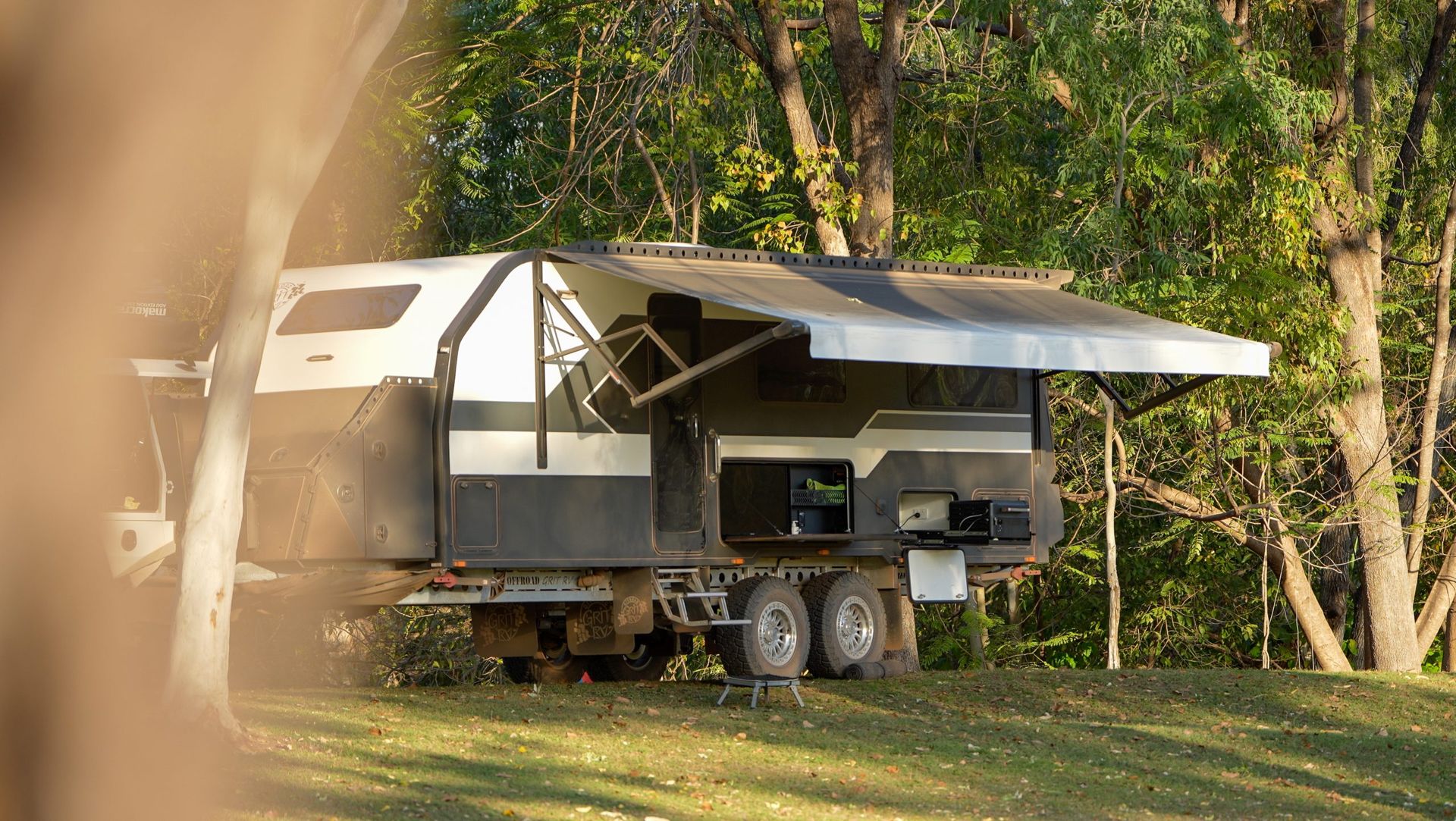 Awning out at Mainoru Outstation, Arnhem Land
