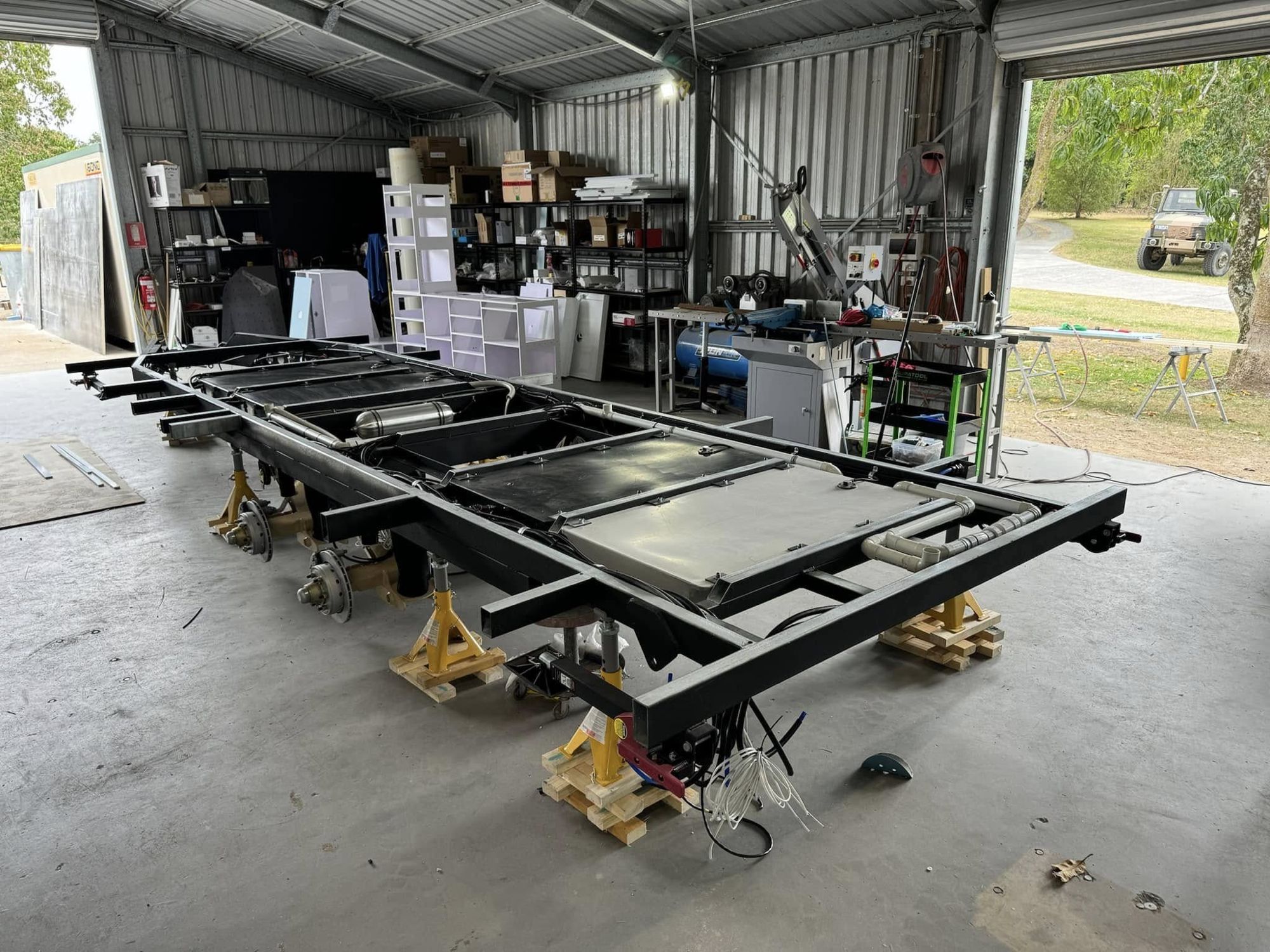 A chassis in the Beerwah shed