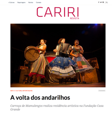 Encantados é notícia na CARIRI Revista