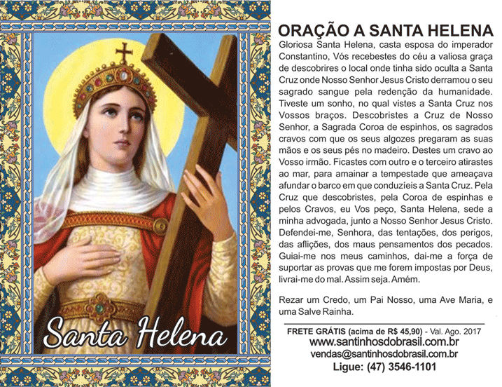 Oração a Santa Helena - Santinhos
