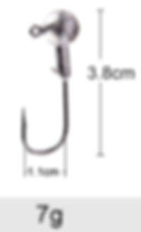 JIGKOPF CLASSIC RUND 7G 10G