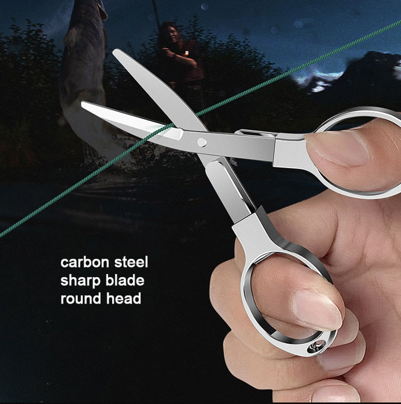 SCHERE FALTBAR FÜR GEFLOCHTENE SCHNUR