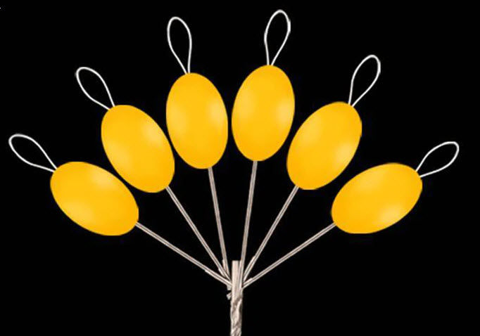 SCHNURSTOPPER GELB / SCHWARZ