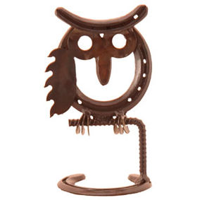 Horseshoe Owl on Stand
