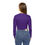 Thumbnail: African Starseed, Purple Women's Long Sleeve V-neck Shirt, Starseed t-shirt