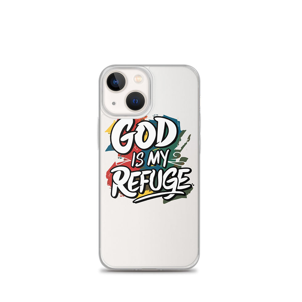 Thumbnail: God is My Refuge.  Clear Case for iPhone®