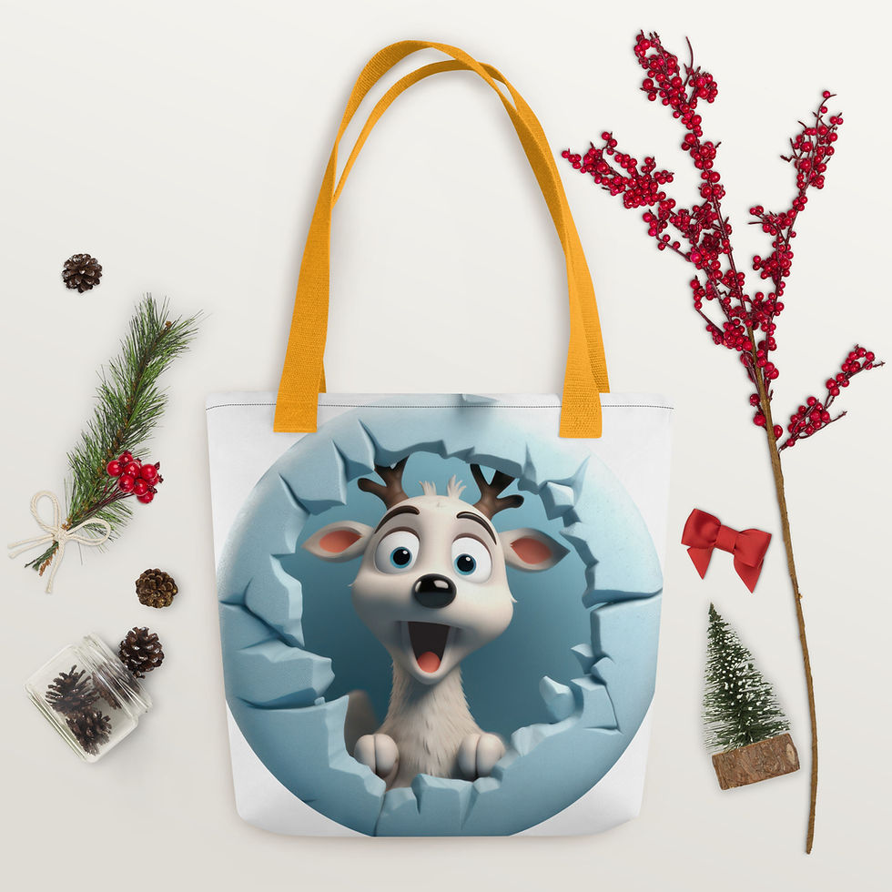 Thumbnail: Reindeer Tote bag