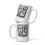 Thumbnail: Faith Over Fear. White glossy mug