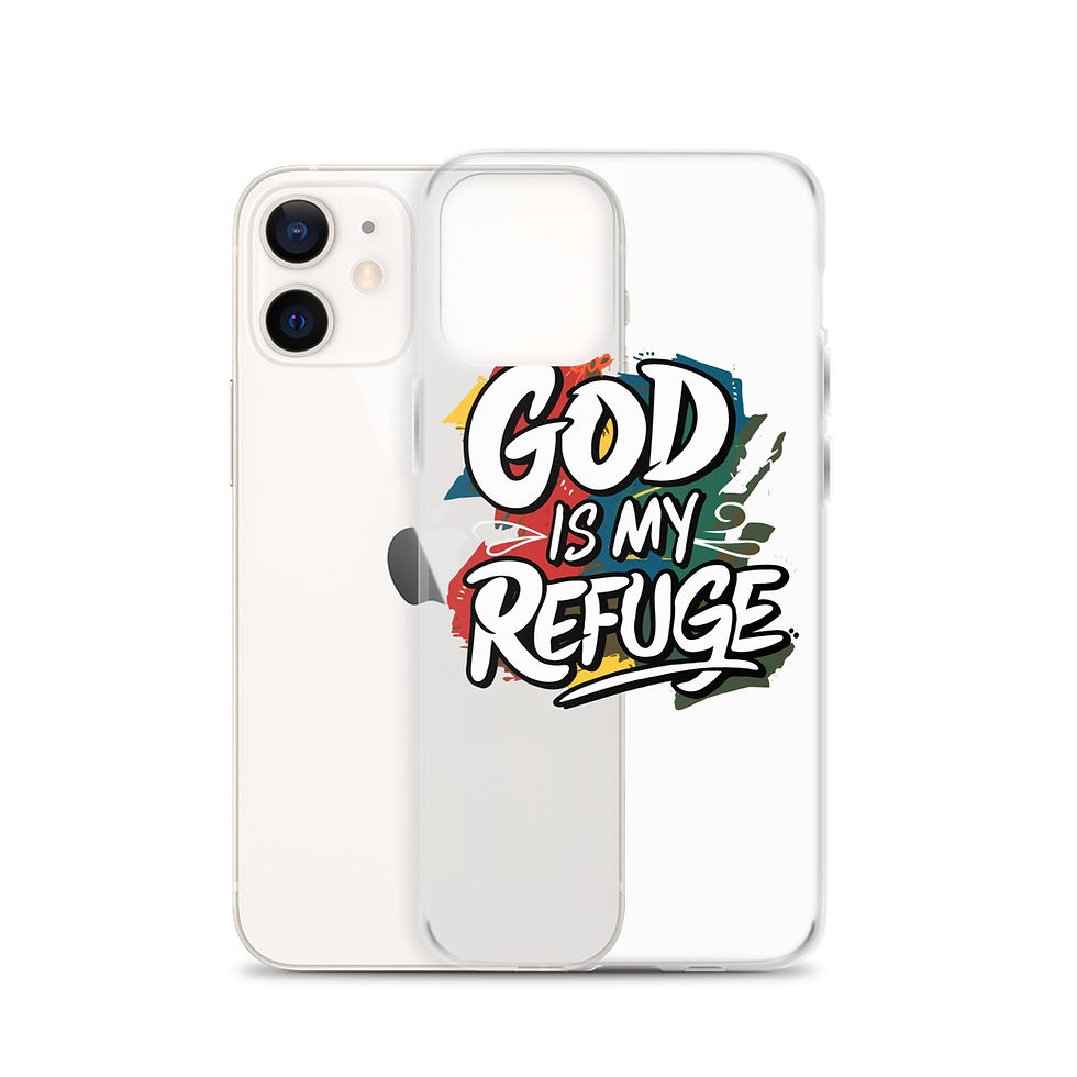 Thumbnail: God is My Refuge.  Clear Case for iPhone®