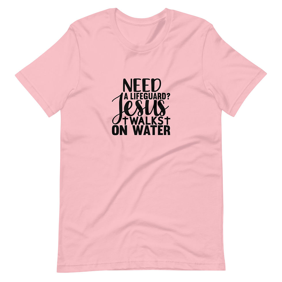 Thumbnail: Jesus... Walks on Water.  Unisex t-shirt