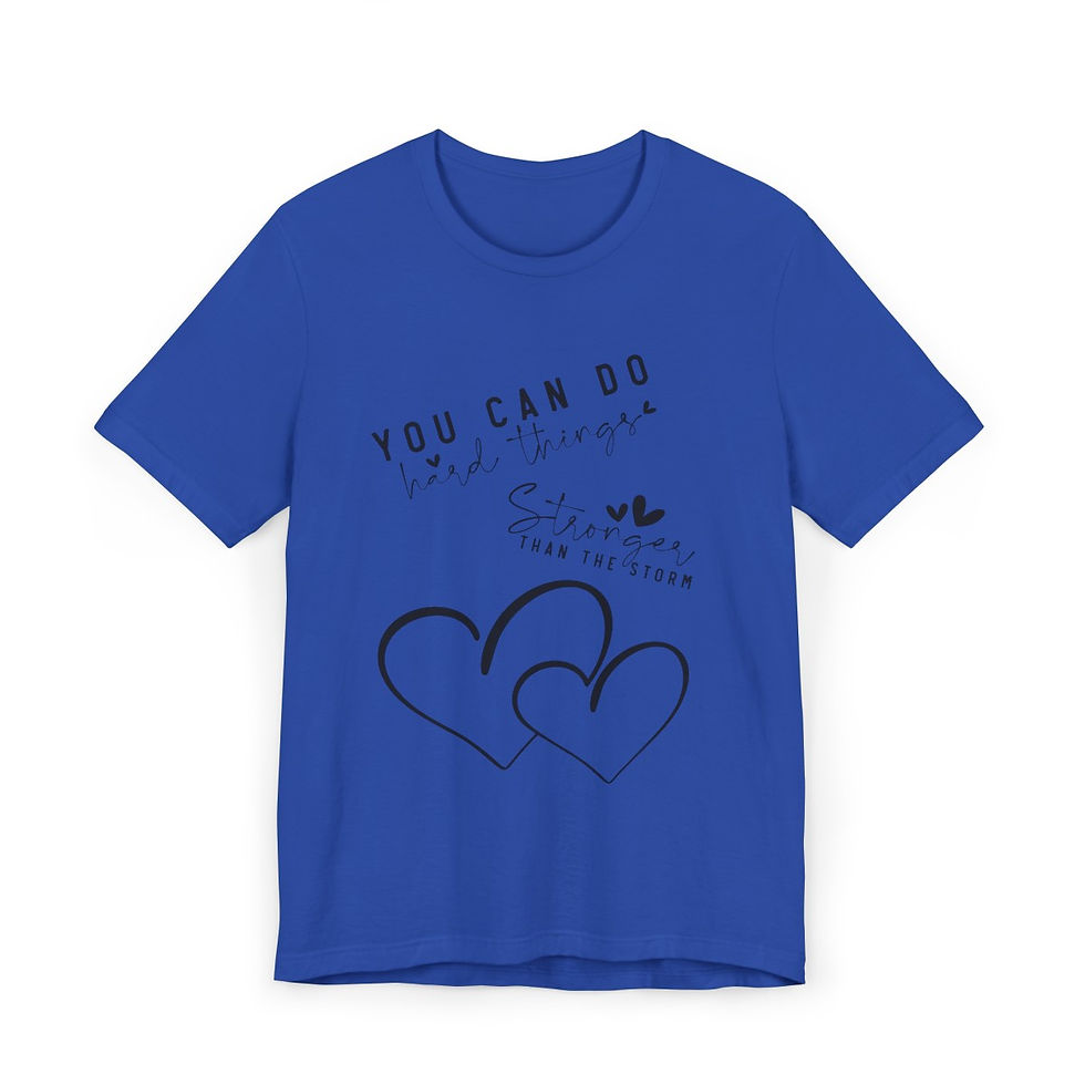 Thumbnail:  You can do hard thingsUnisex Jersey T-Shirt