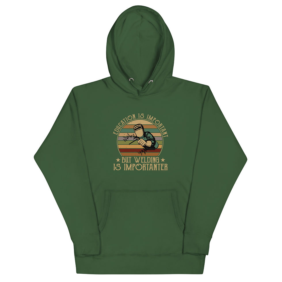Thumbnail: Welding Funny..... Unisex Hoodie