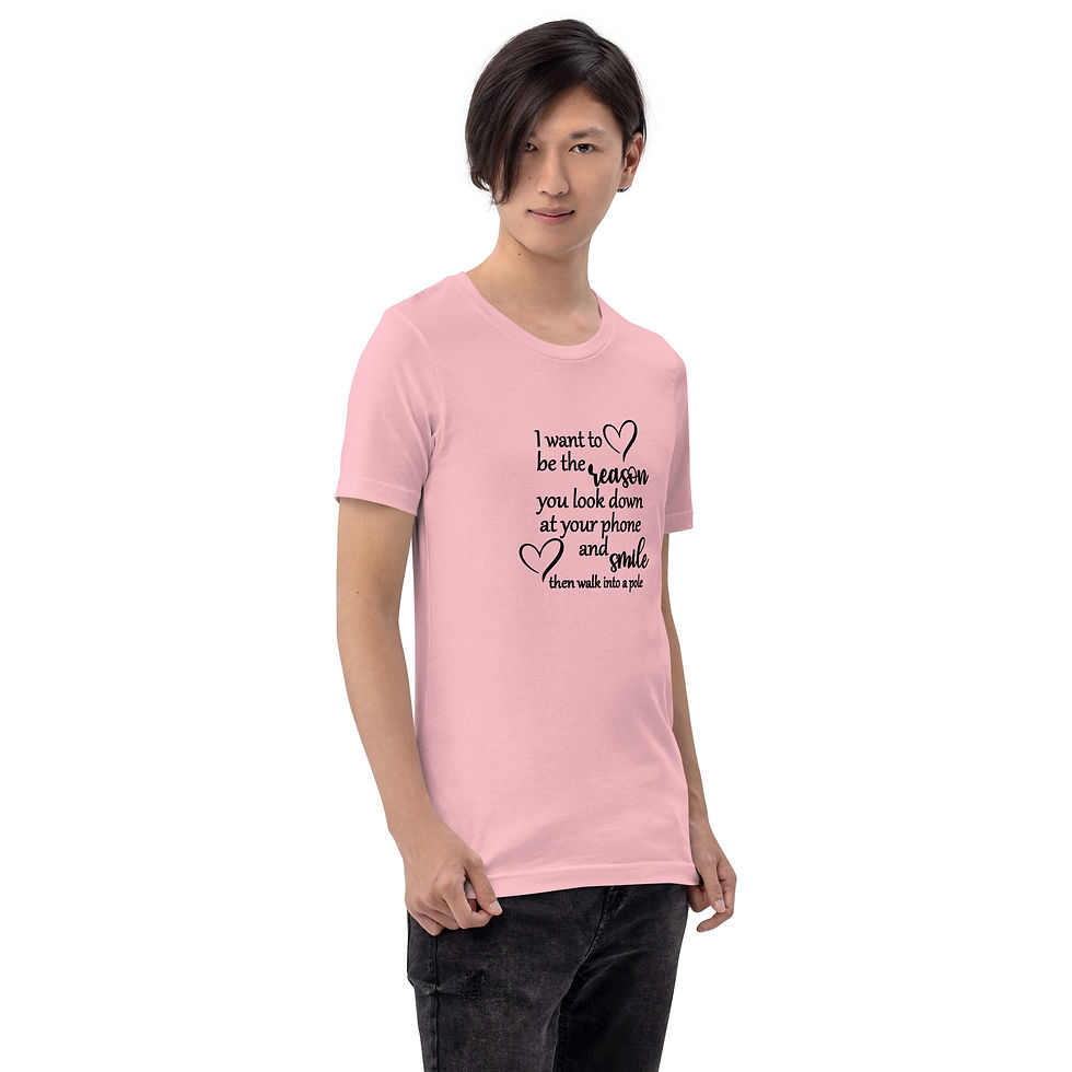 Thumbnail: I want to be the Reason   Unisex t-shirt