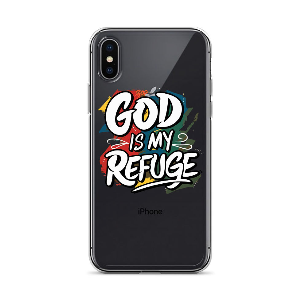 Thumbnail: God is My Refuge.  Clear Case for iPhone®