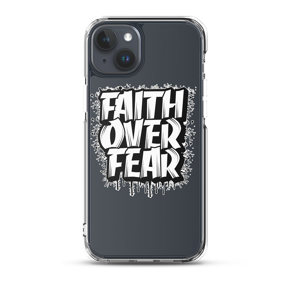 Thumbnail: Faith Over Fear. Clear Case for iPhone®