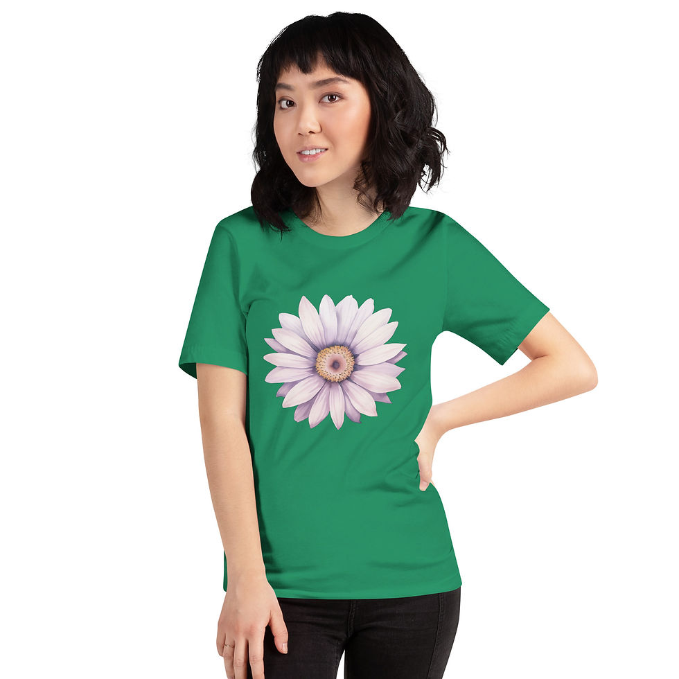 Thumbnail: flower Unisex t-shirt