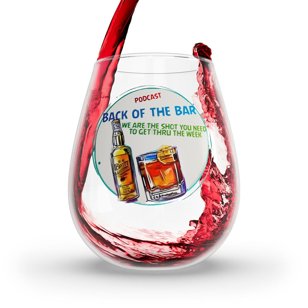 Thumbnail: Back Of The Bar. f Stemless Wine Glass, 11.75oz