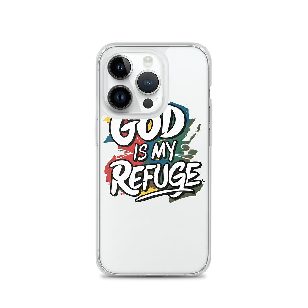 Thumbnail: God is My Refuge.  Clear Case for iPhone®