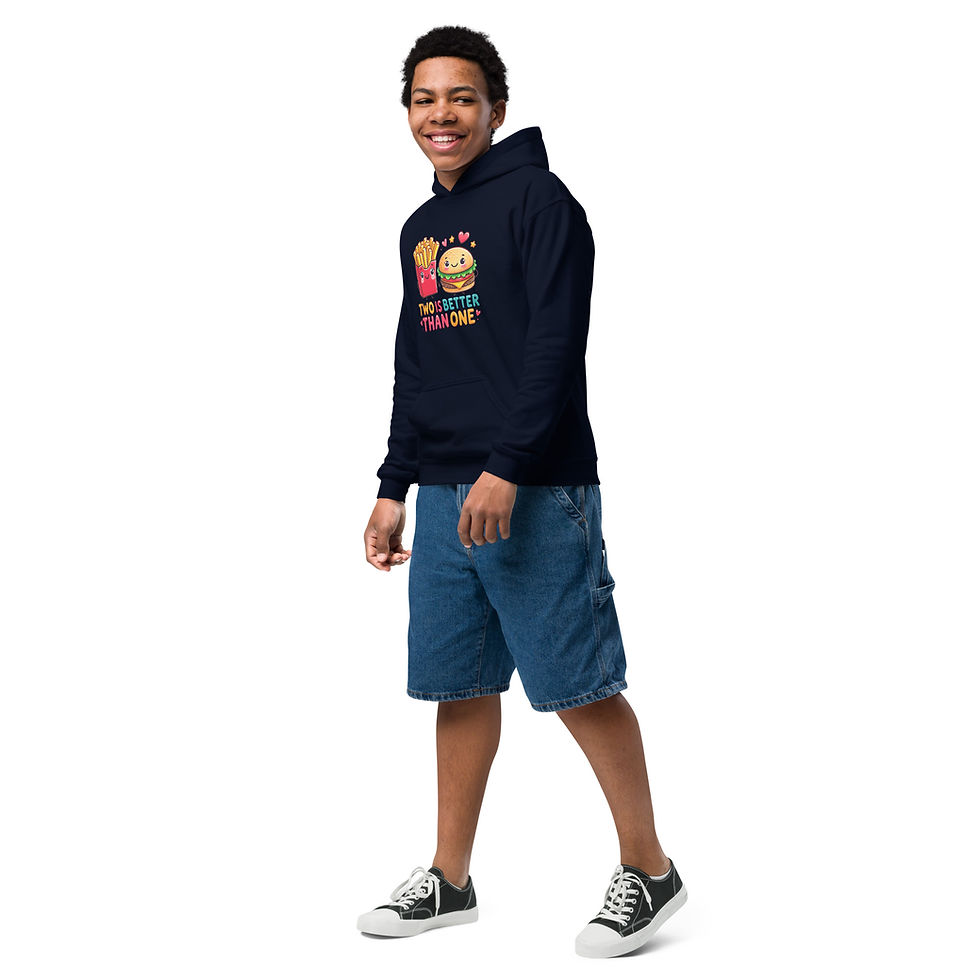 Thumbnail: Two is Better... Youth heavy blend hoodie