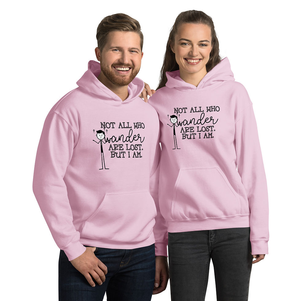 Thumbnail: Not all who wander..... Unisex Hoodie