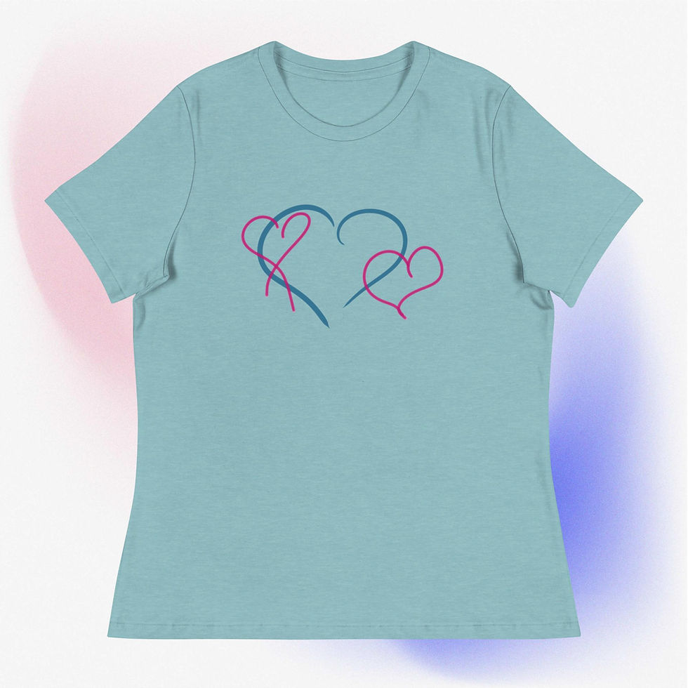 Thumbnail: MP Hearts Women's Relaxed T-Shirt