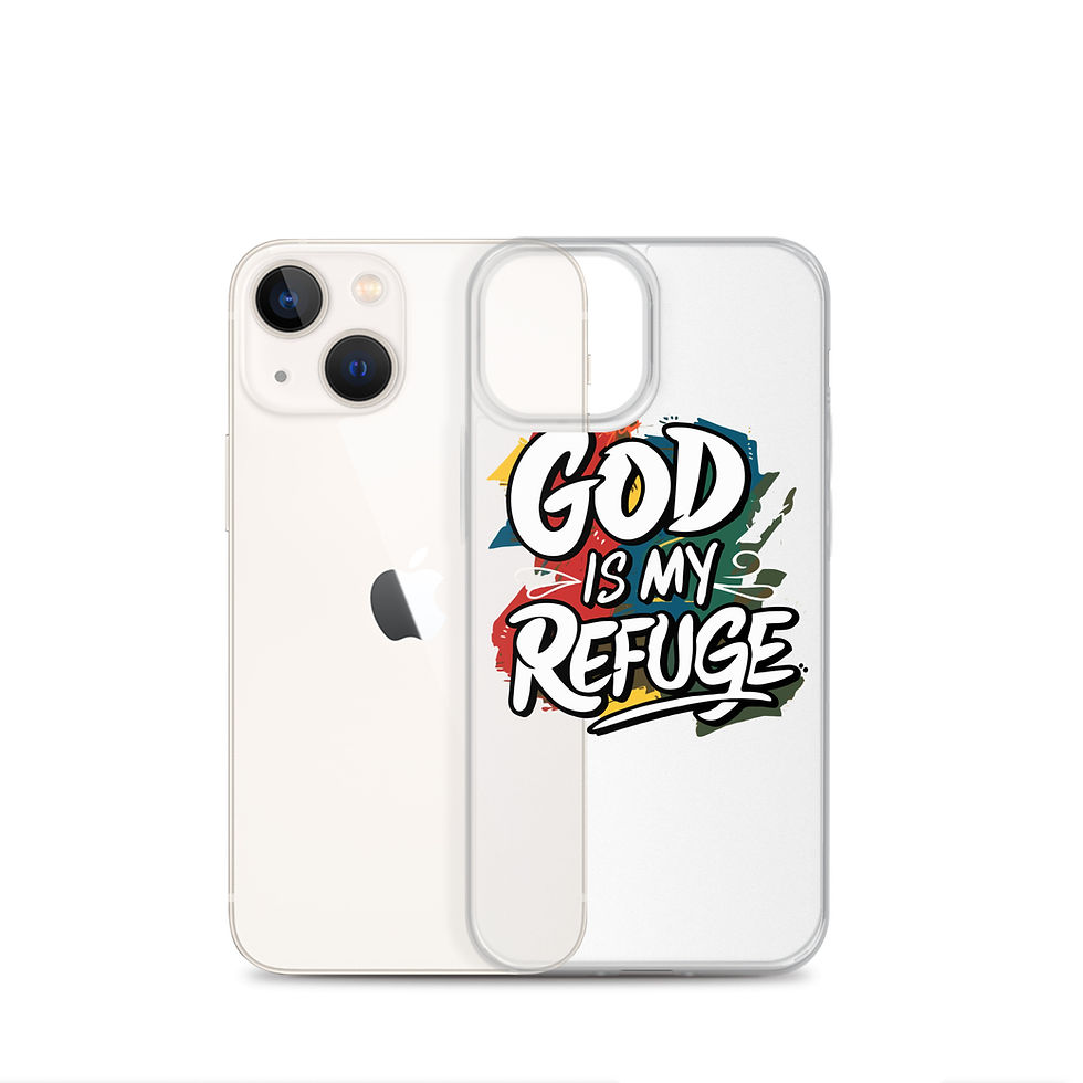 Thumbnail: God is My Refuge.  Clear Case for iPhone®
