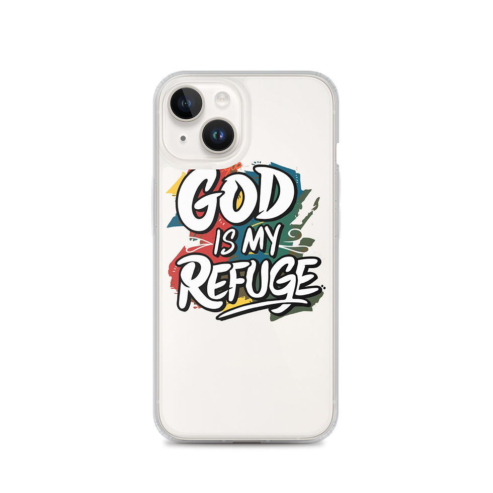 Thumbnail: God is My Refuge.  Clear Case for iPhone®