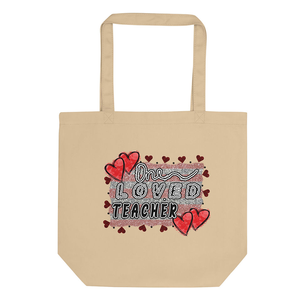 One Loved Teacher. Eco Tote Bag