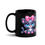 Thumbnail: Kitty Black Glossy Mug