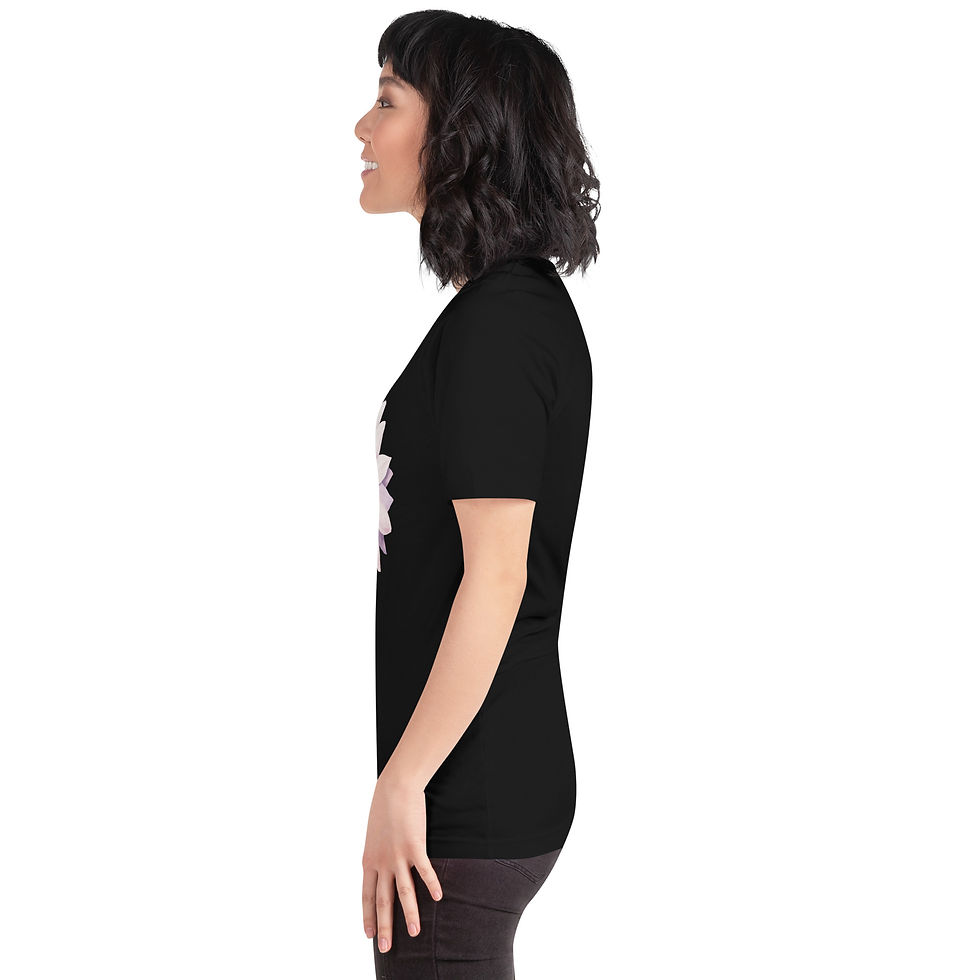 Thumbnail: flower Unisex t-shirt