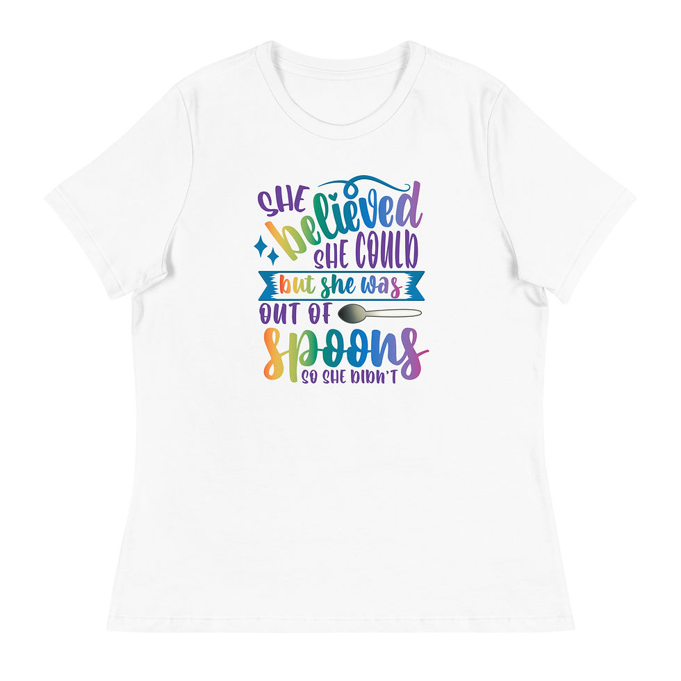 Thumbnail: Out of Spoons Women's Relaxed T-Shirt