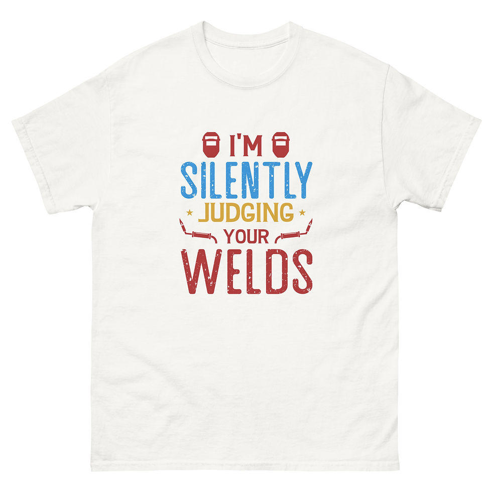 Thumbnail: Judging Your Welds.   Unisex classic tee