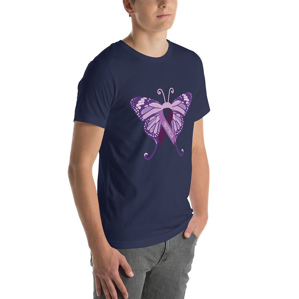 Thumbnail: Fibromyalgia Awareness. Unisex t-shirt