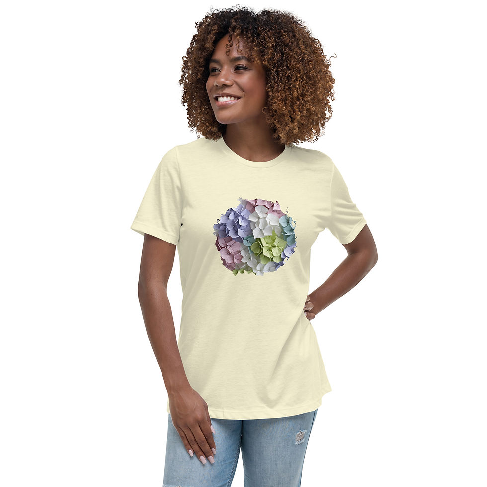 Thumbnail: Floral 5 Women's Relaxed T-Shirt