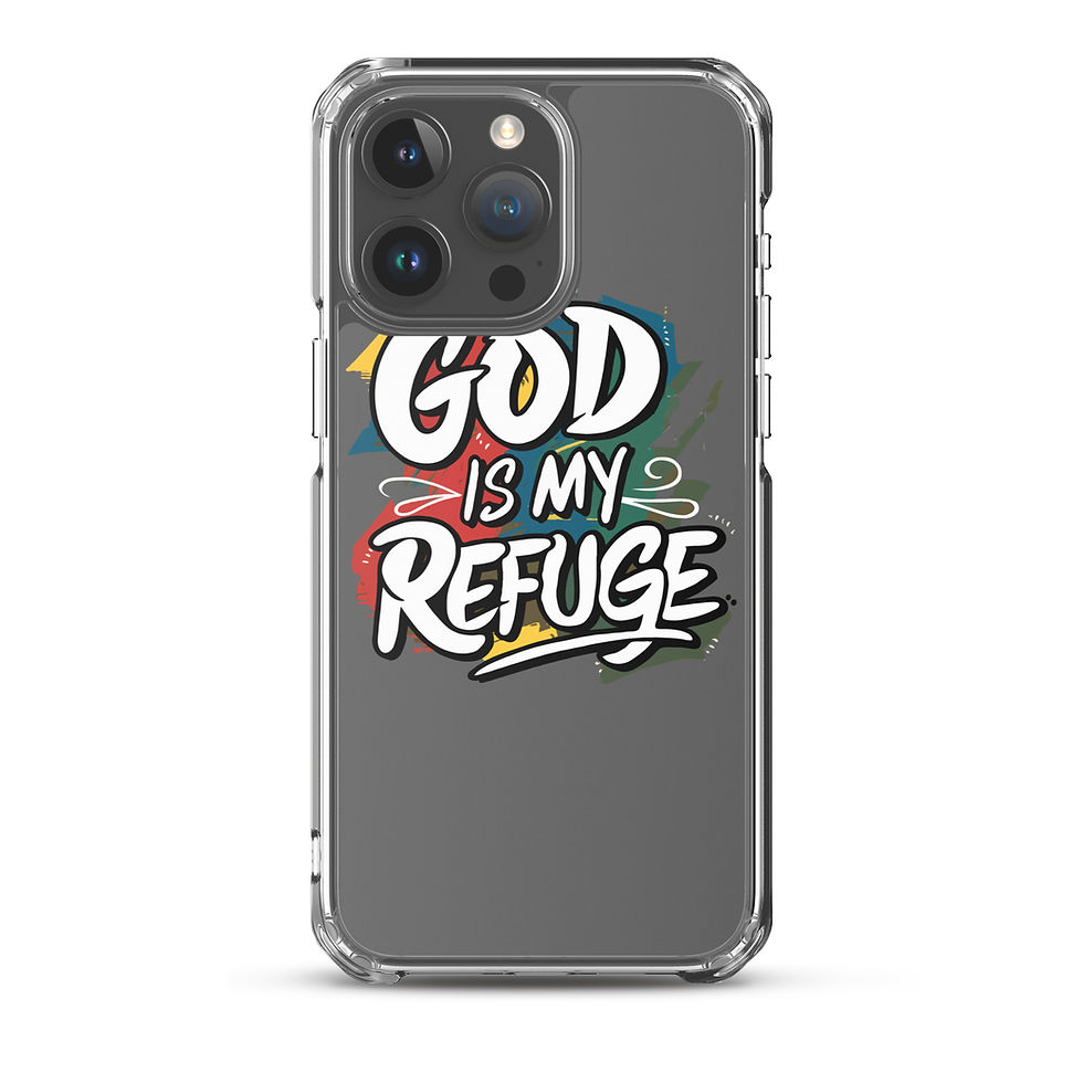 Thumbnail: God is My Refuge.  Clear Case for iPhone®