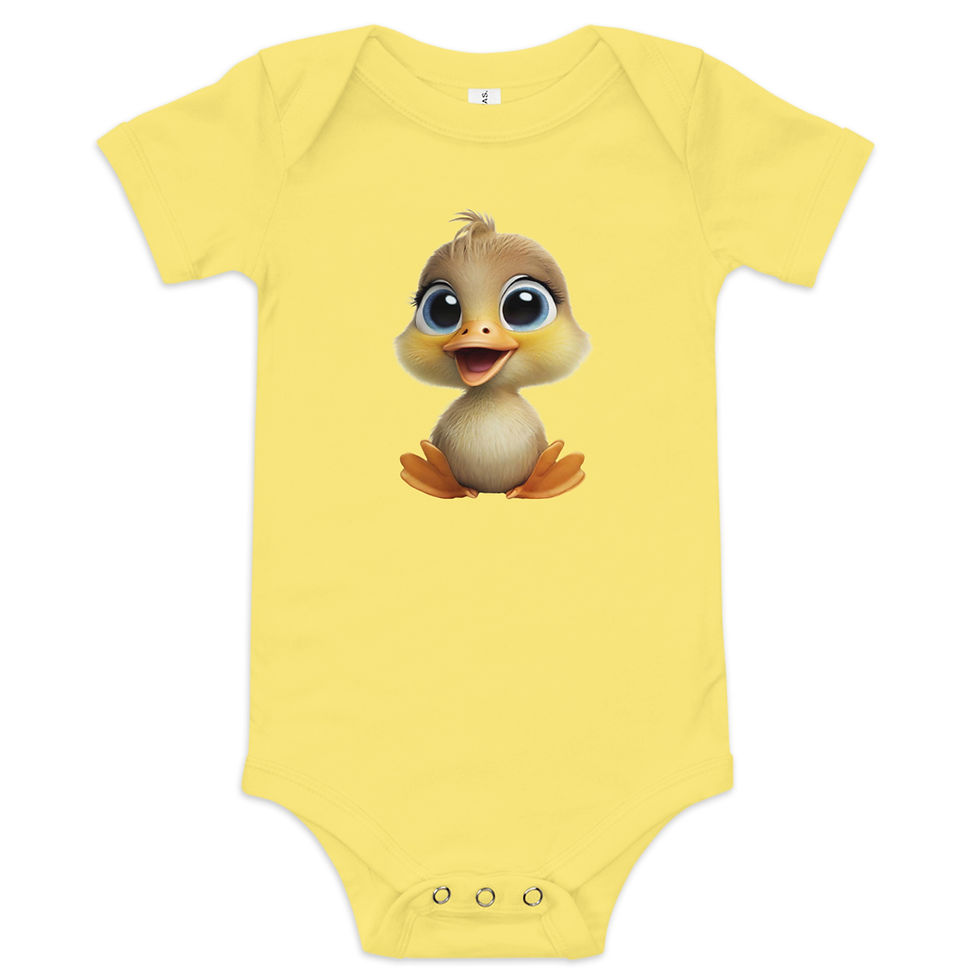 Thumbnail: Quakers.  Baby short sleeve one piece