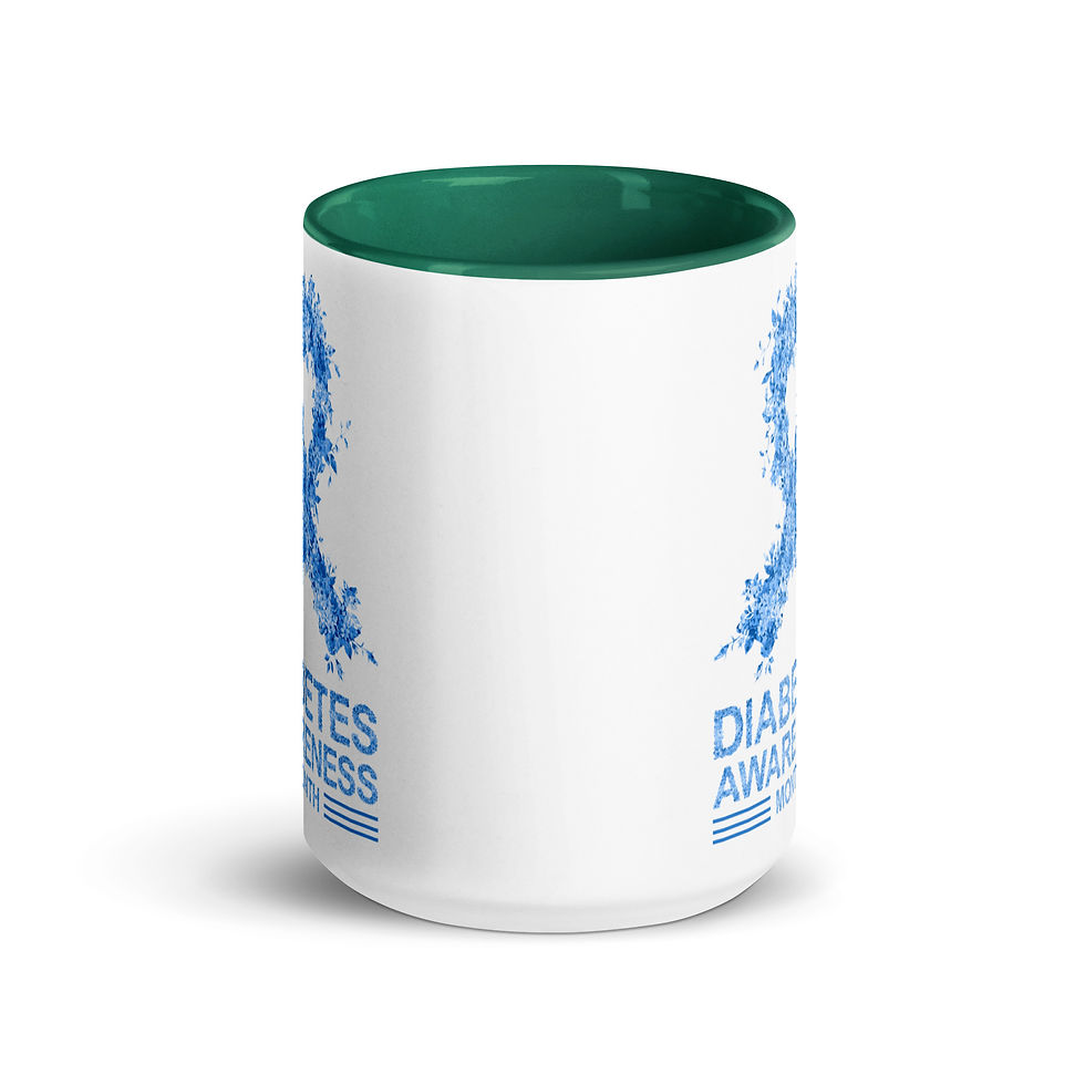 Thumbnail: Diabetes Awareness. Mug with Color Inside