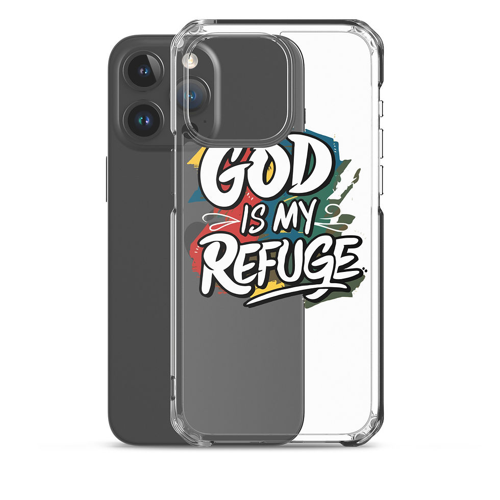 Thumbnail: God is My Refuge.  Clear Case for iPhone®