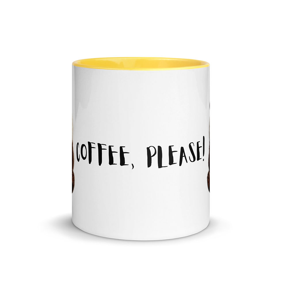 Thumbnail: Panda. Coffee, Please. Mug with Color Inside