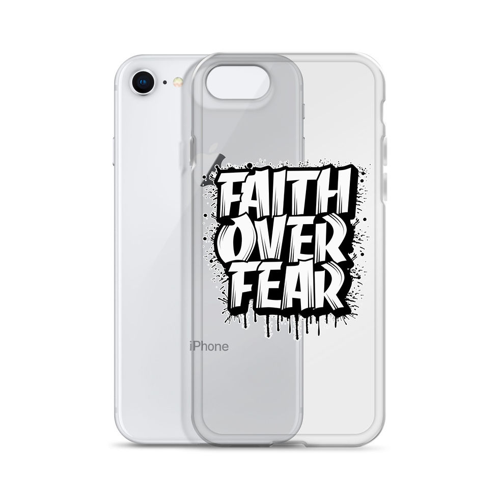 Thumbnail: Faith Over Fear. Clear Case for iPhone®