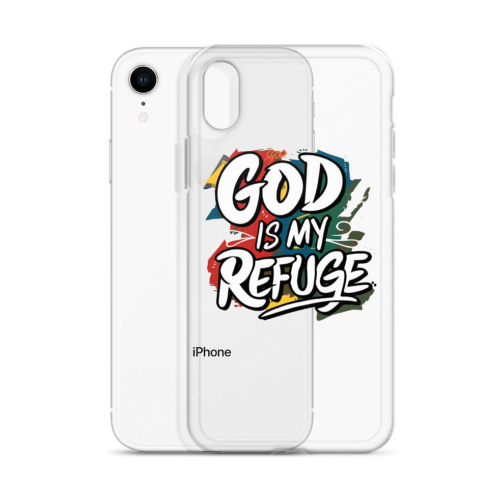 Thumbnail: God is My Refuge.  Clear Case for iPhone®