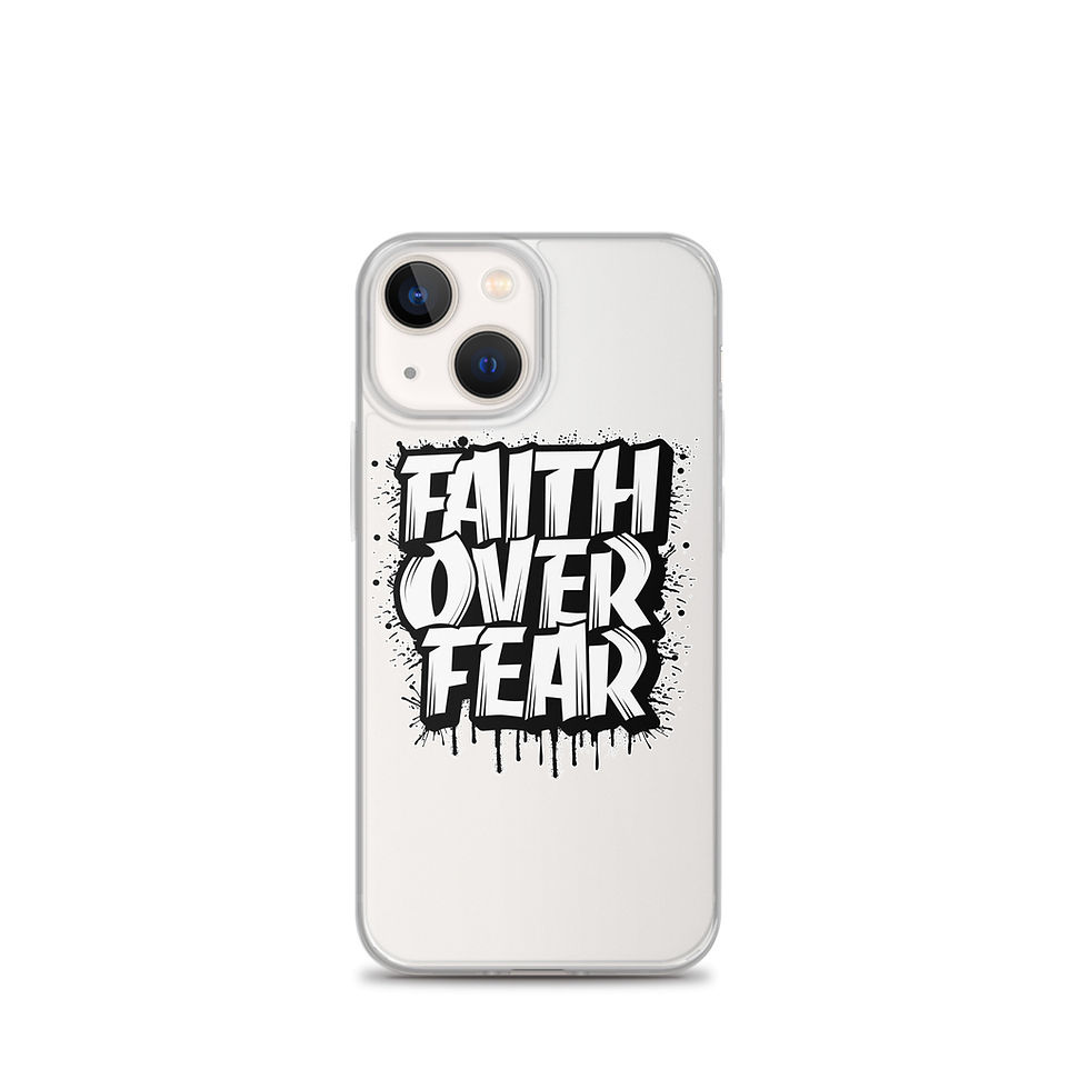 Thumbnail: Faith Over Fear. Clear Case for iPhone®