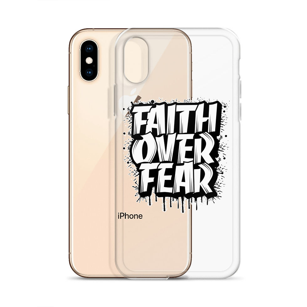 Thumbnail: Faith Over Fear. Clear Case for iPhone®